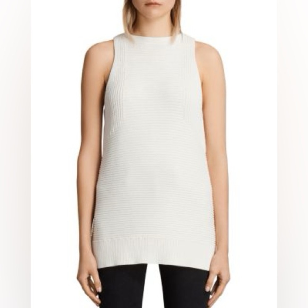 ALLSAINTS - Cream Knit Sweater Tunic - Size S